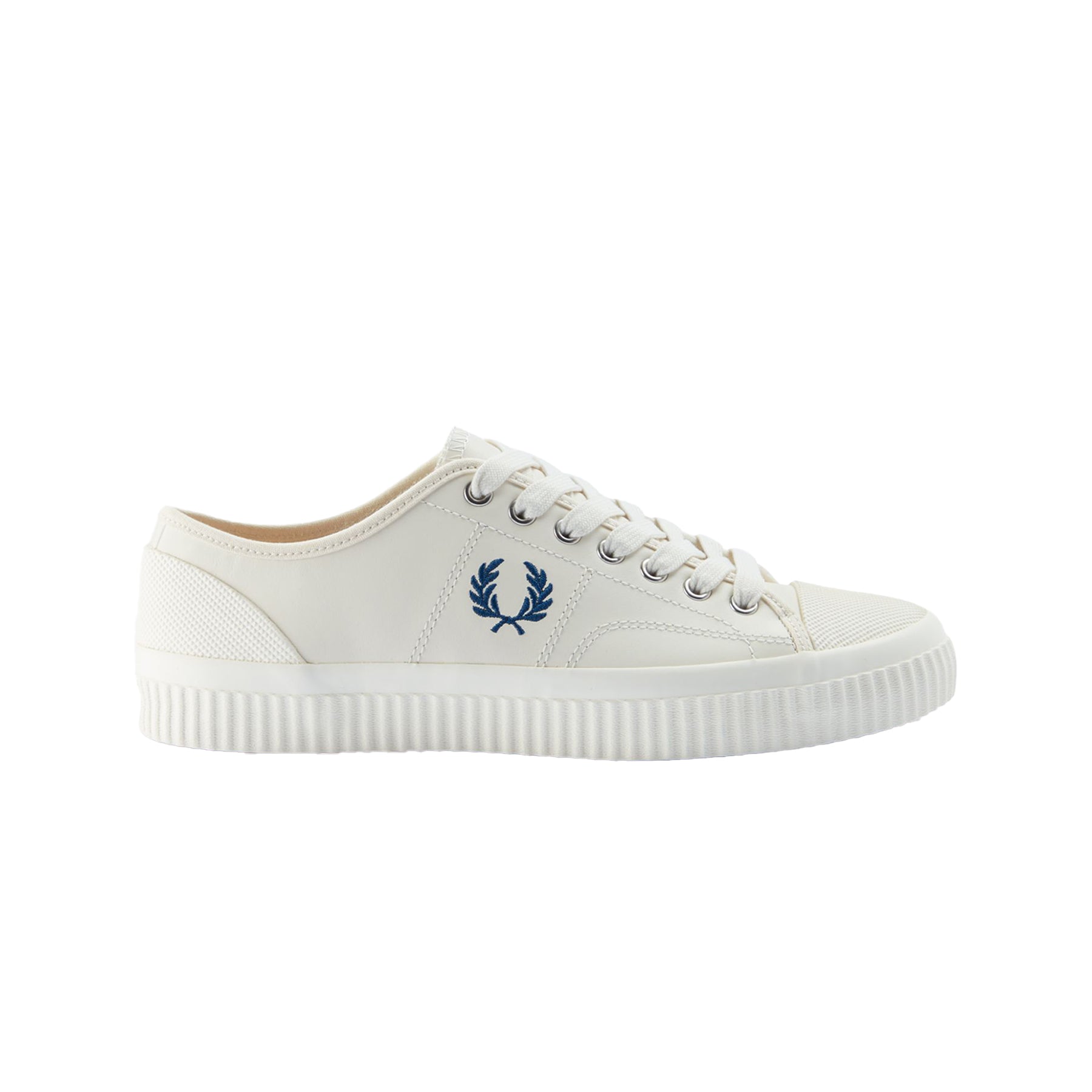 FRED PERRY HUGHES LOW LEATHER - LIGHT ECRU/SHD COB – Prime