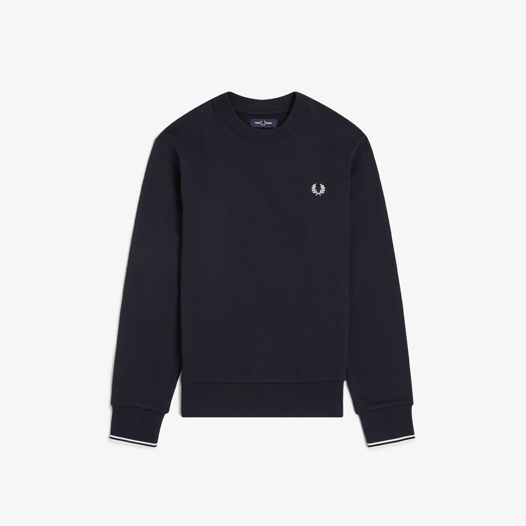 Fred Perry Crew Neck Sweatshirt Navy – Prime - Main Image